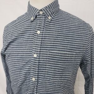 American Eagle Prep Fit Long Sleeve Button Shirt